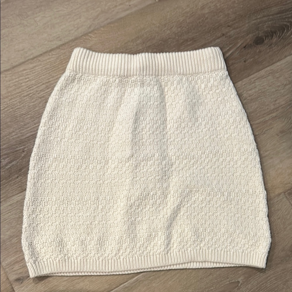 Wild Fable Cream Knit Skirt sz XS